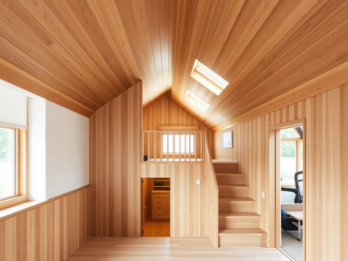 Innenausbau mit Holzdecke